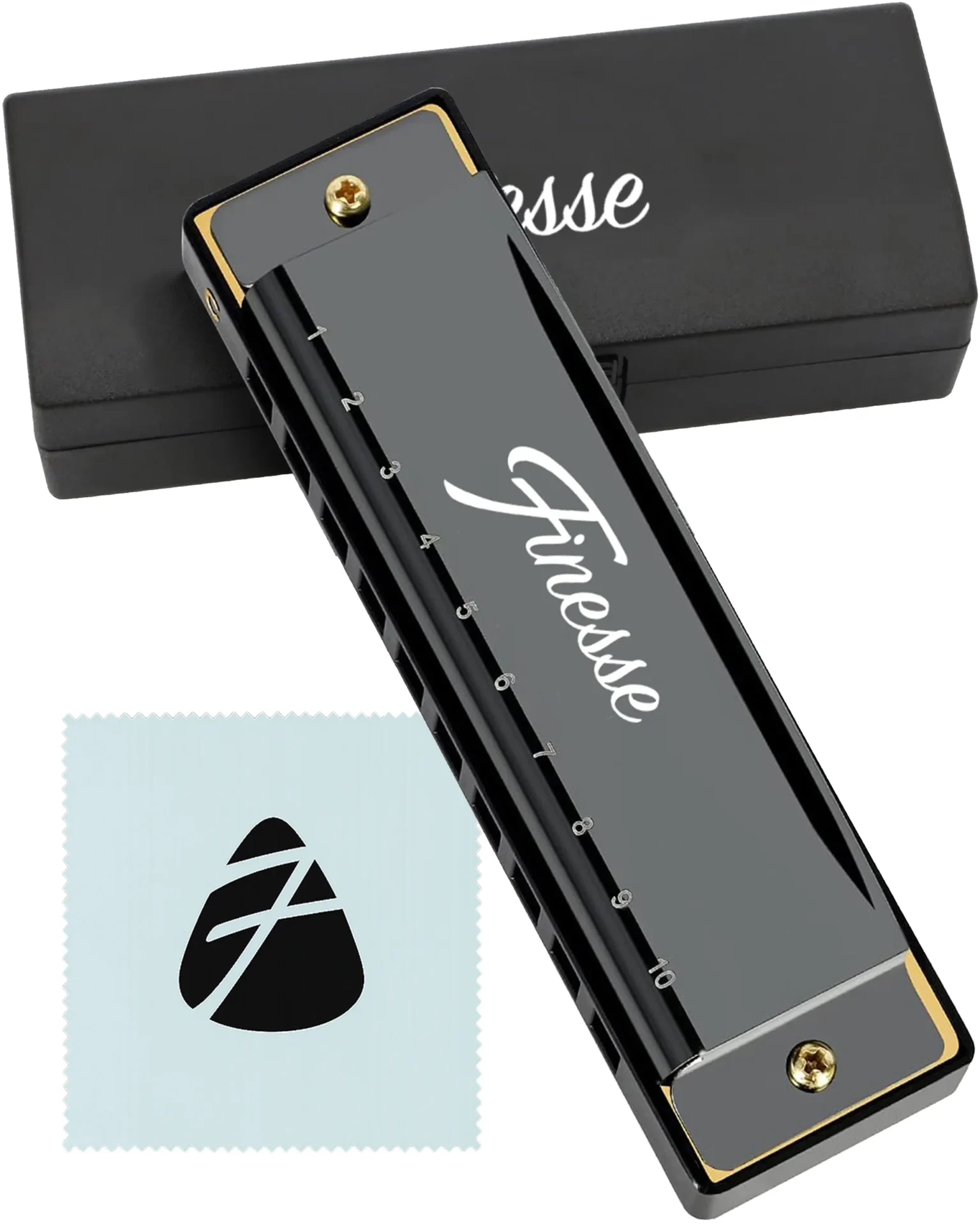 mondharmonica c 10 – clarksdale zwart