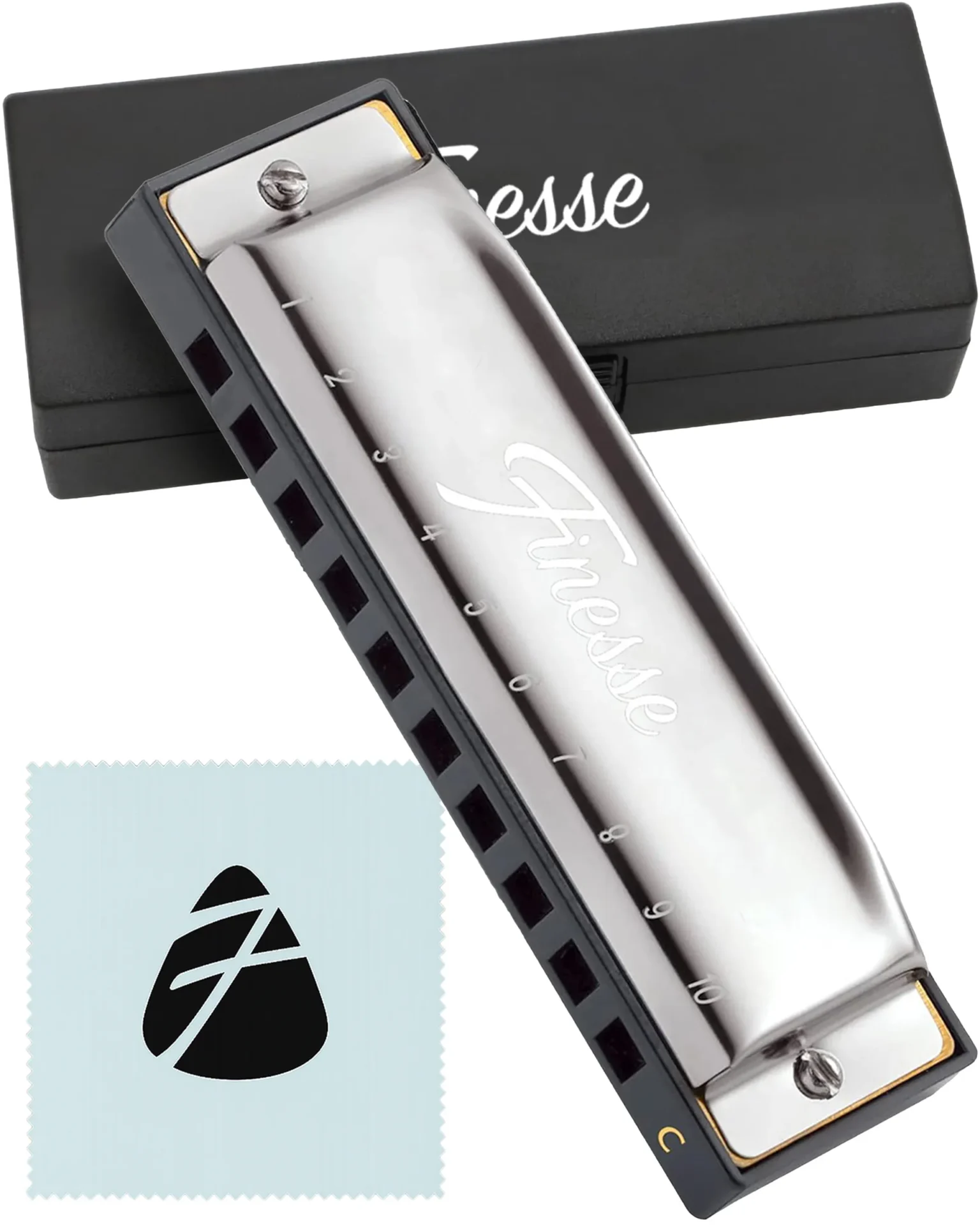 mondharmonica c 10 – clarksdale silver